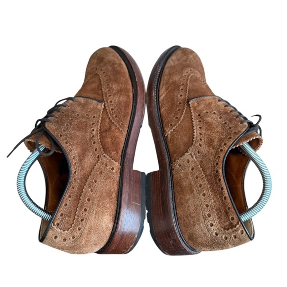 Antonio Maurizi Wingtip Suede Oxford, Brown main image 14
